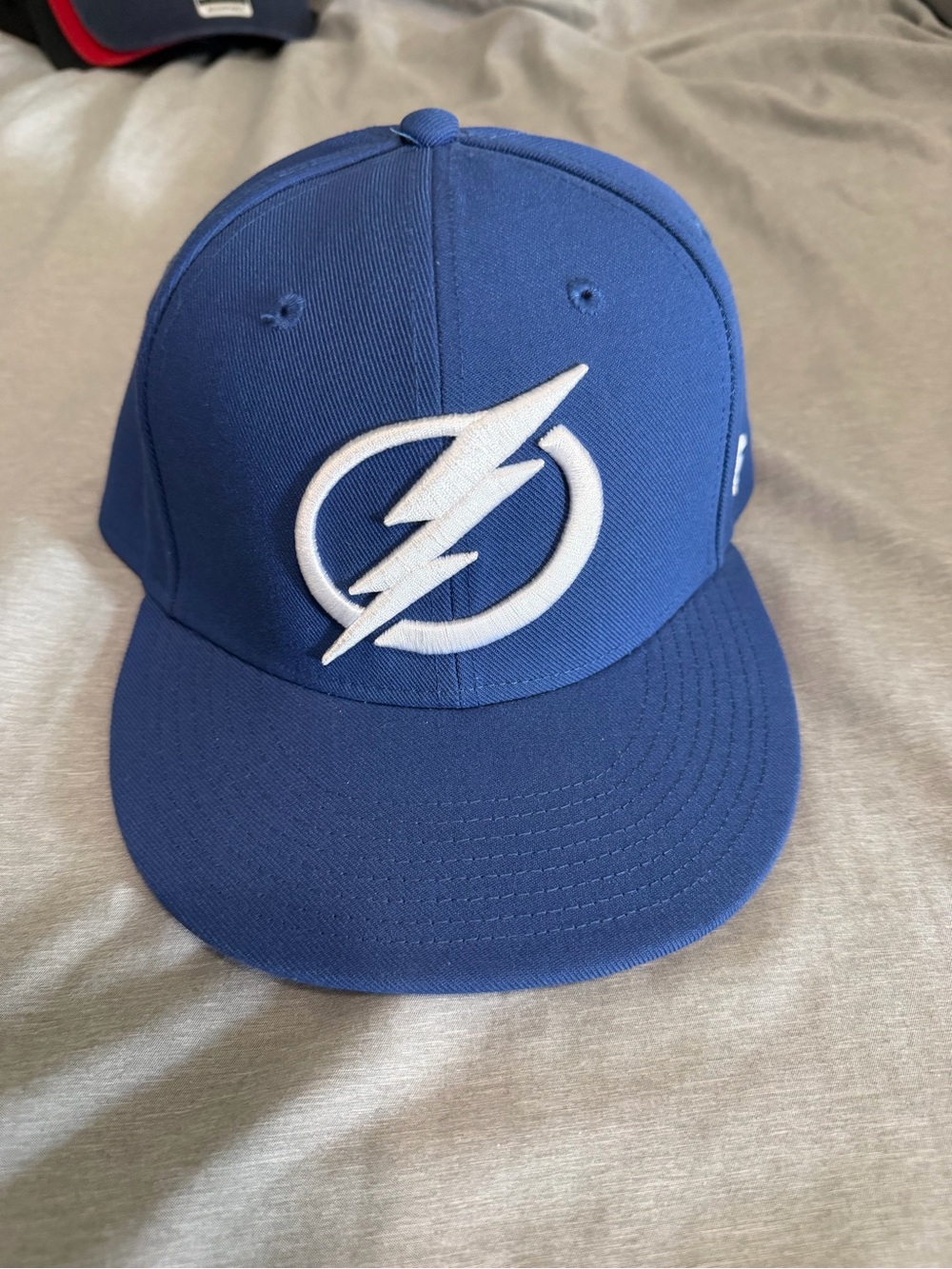 Fanatics  Blue Tampa Bay Lightning fitted hat 7 1/4